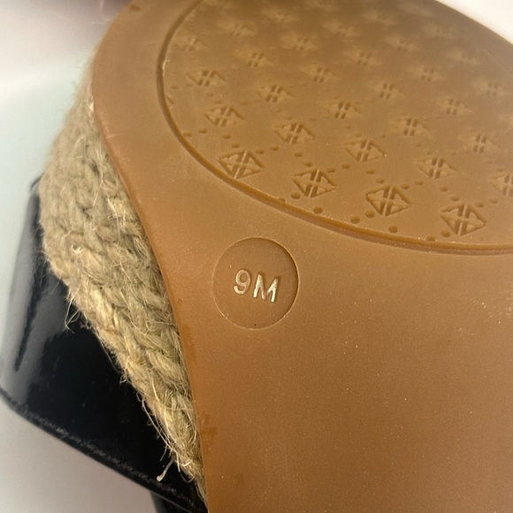 Black patent strappy platform heels Antonio Milano size 9 - Picture 5 of 13